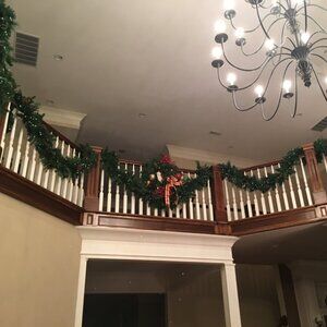 Frontgate Christmas 9 ft. Battery Operated Garland